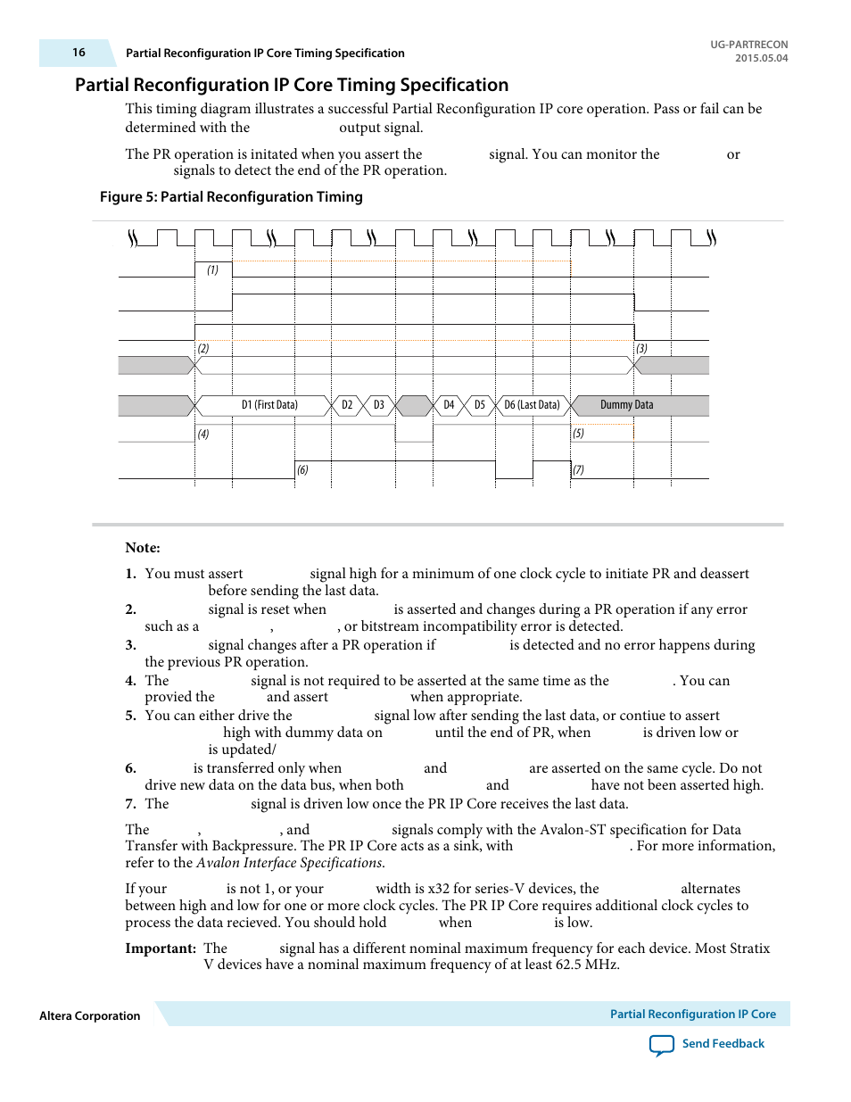 Altera Partial Reconfiguration IP Core User Manual | Page 16 / 27