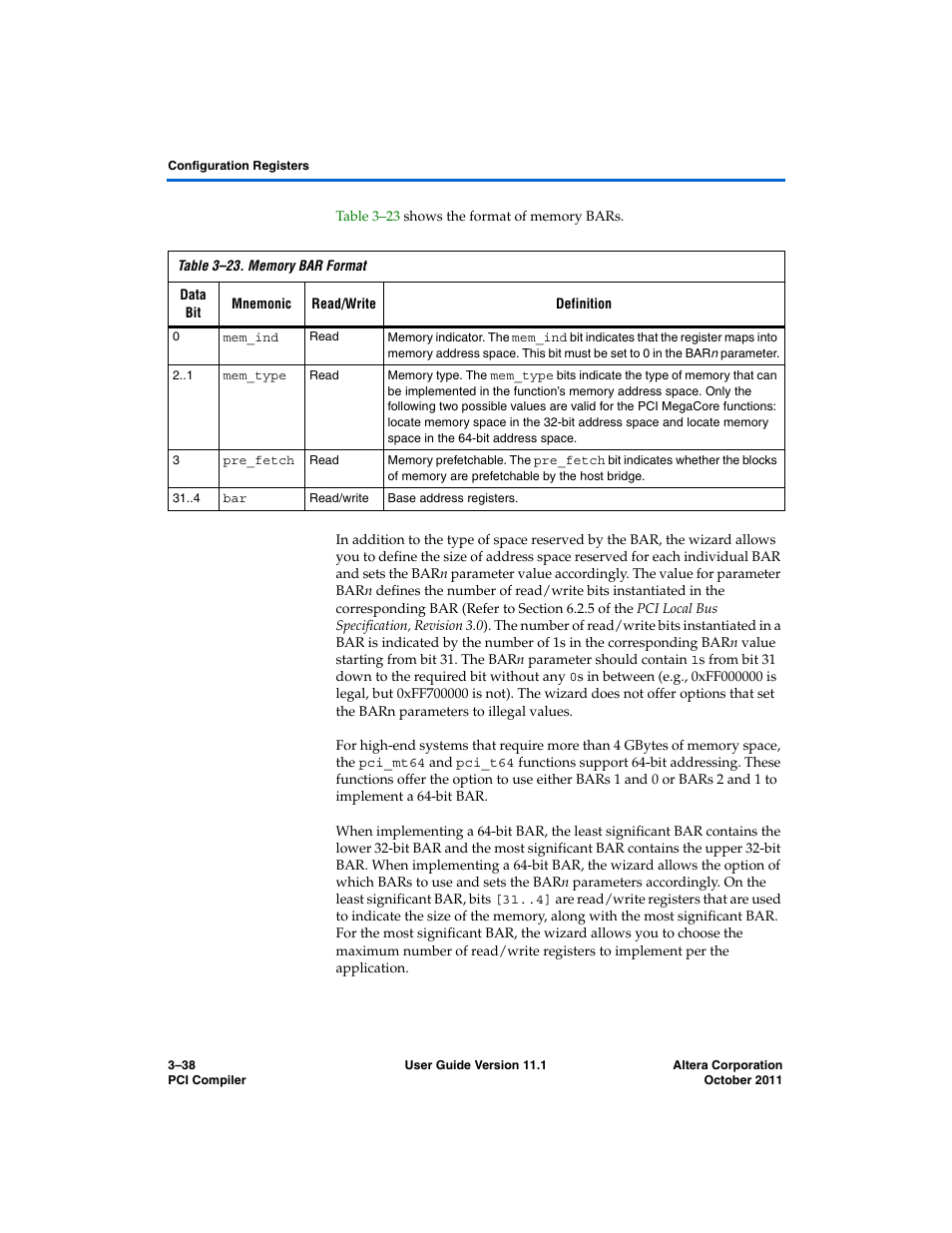 Altera PCI Compiler User Manual | Page 112 / 360