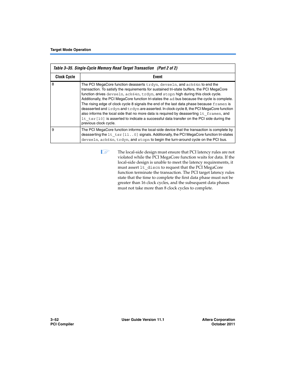 Altera PCI Compiler User Manual | Page 126 / 360