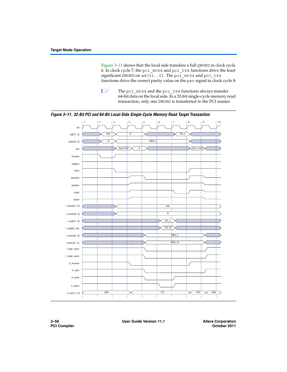 Figure 3–11, Is e | Altera PCI Compiler User Manual | Page 132 / 360