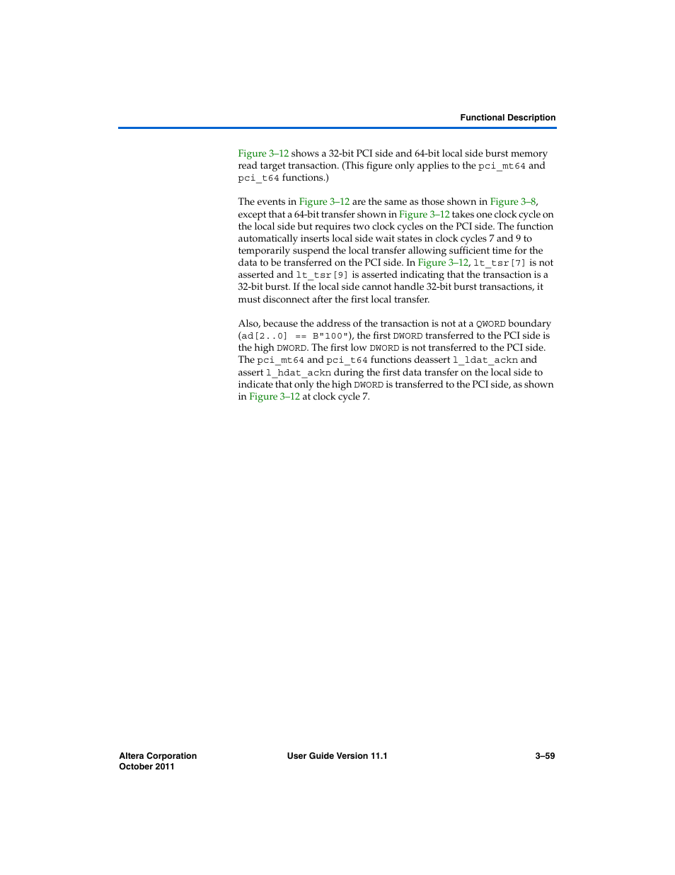 Altera PCI Compiler User Manual | Page 133 / 360
