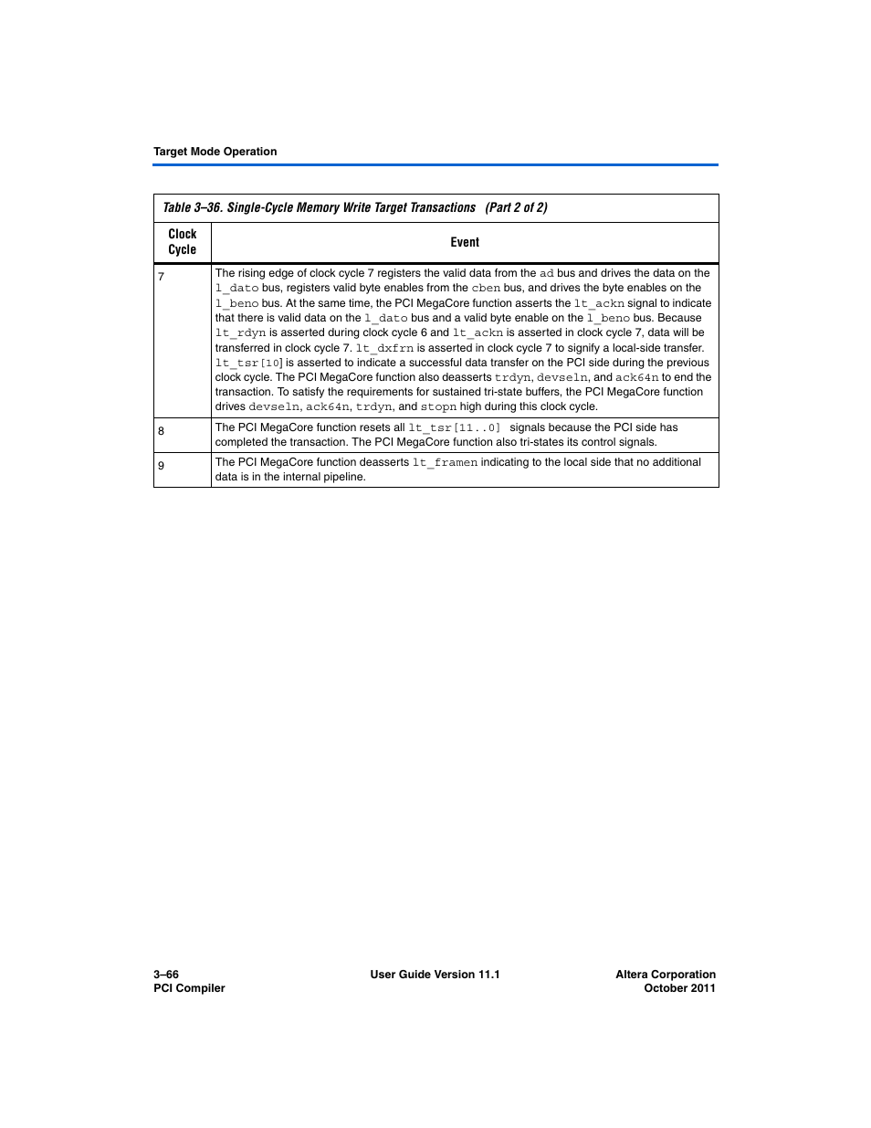 Altera PCI Compiler User Manual | Page 140 / 360