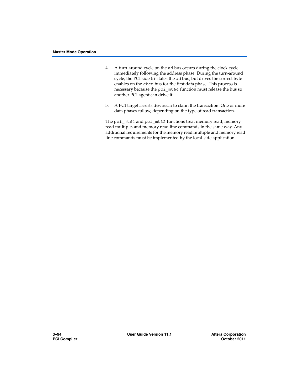 Altera PCI Compiler User Manual | Page 168 / 360