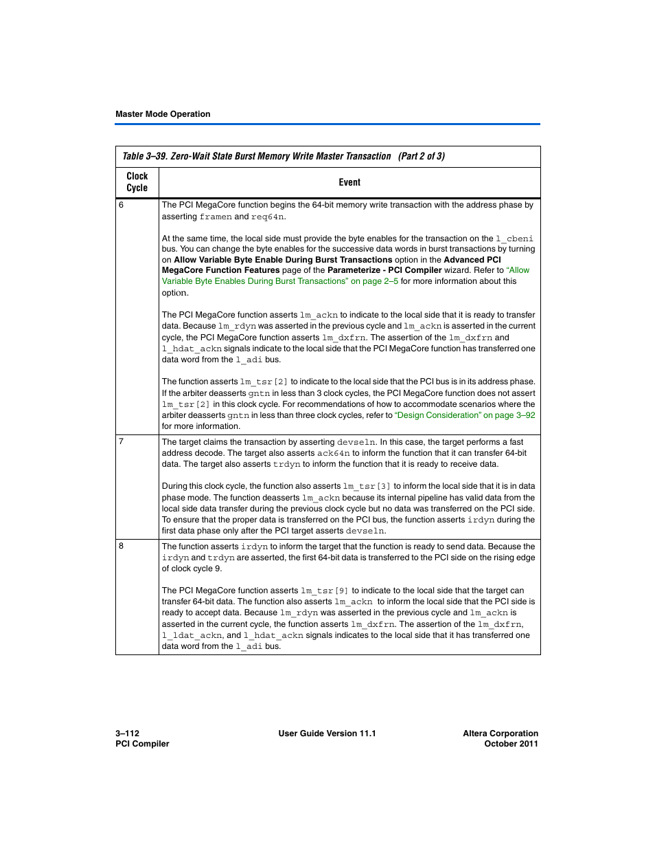 Altera PCI Compiler User Manual | Page 186 / 360