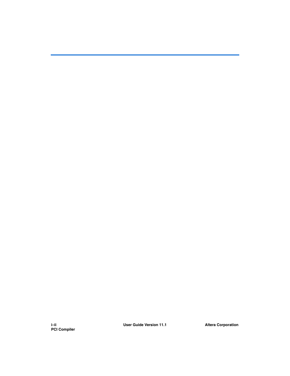 Altera PCI Compiler User Manual | Page 2 / 360