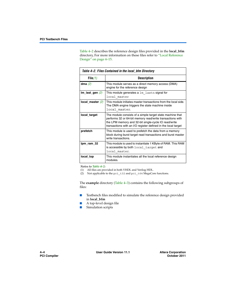 Altera PCI Compiler User Manual | Page 214 / 360