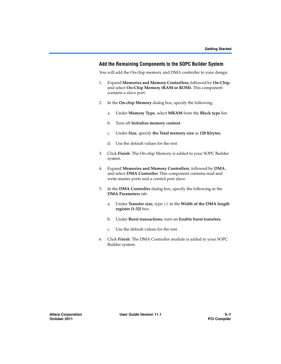 Altera PCI Compiler User Manual | Page 241 / 360