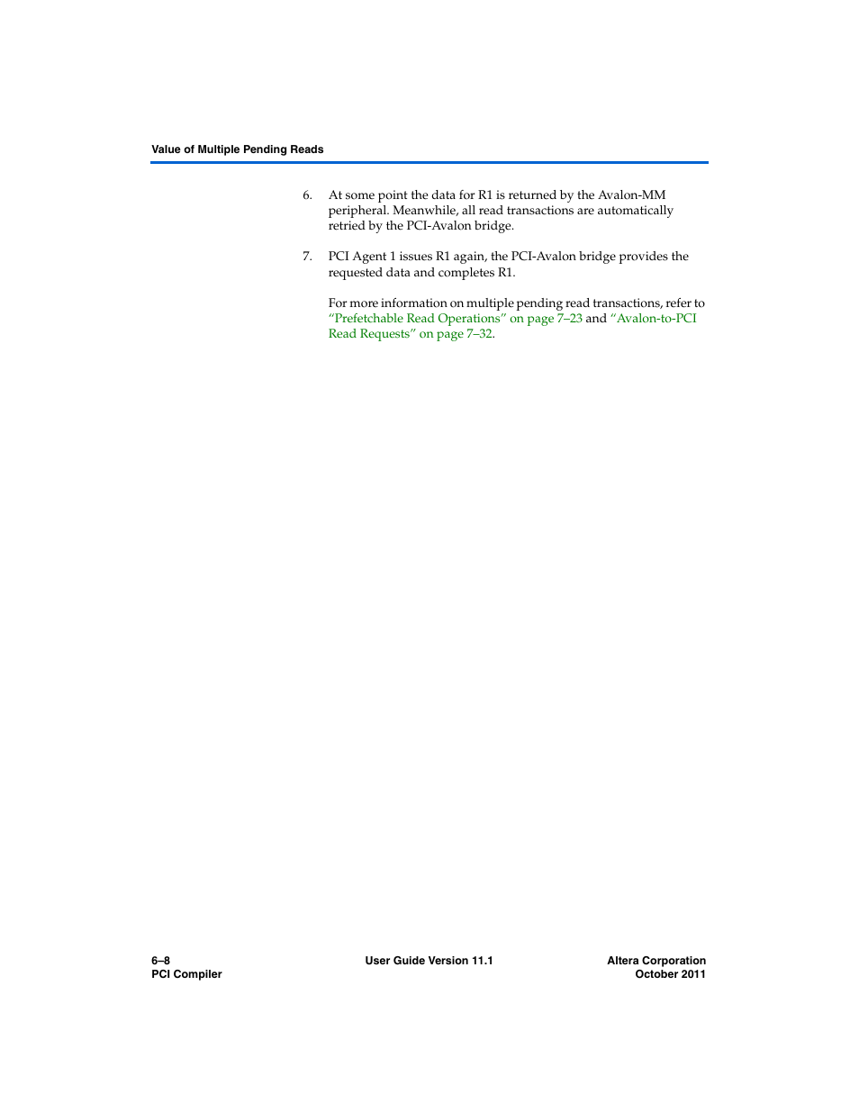 Altera PCI Compiler User Manual | Page 258 / 360