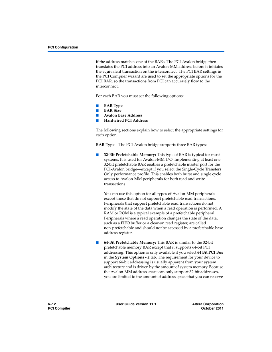 Altera PCI Compiler User Manual | Page 262 / 360