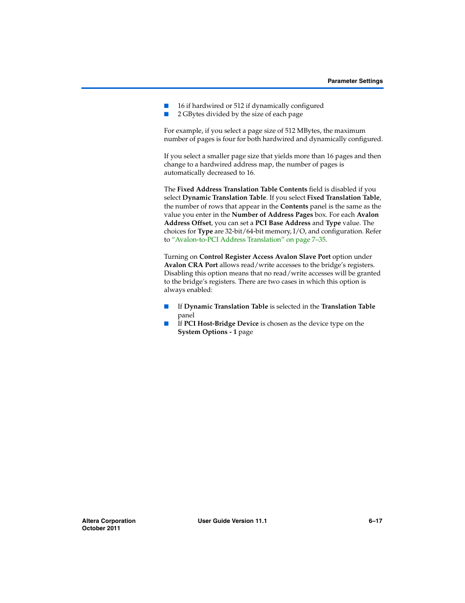 Altera PCI Compiler User Manual | Page 267 / 360