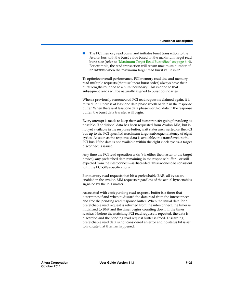 Altera PCI Compiler User Manual | Page 293 / 360