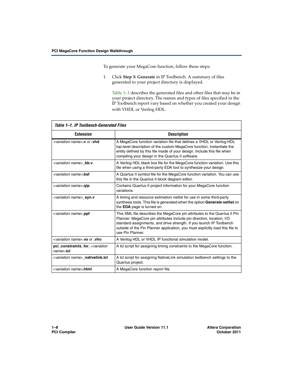 Altera PCI Compiler User Manual | Page 42 / 360