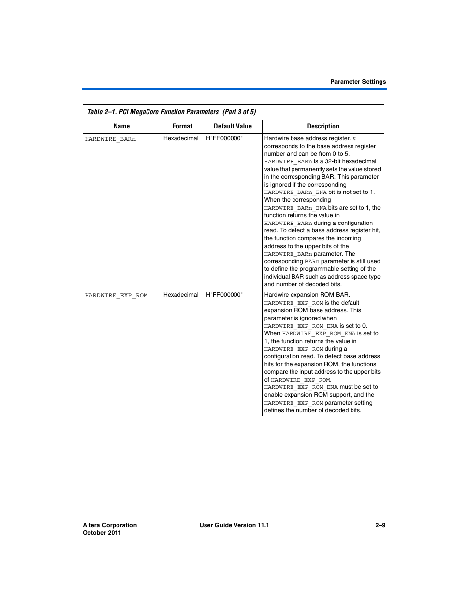 Altera PCI Compiler User Manual | Page 67 / 360