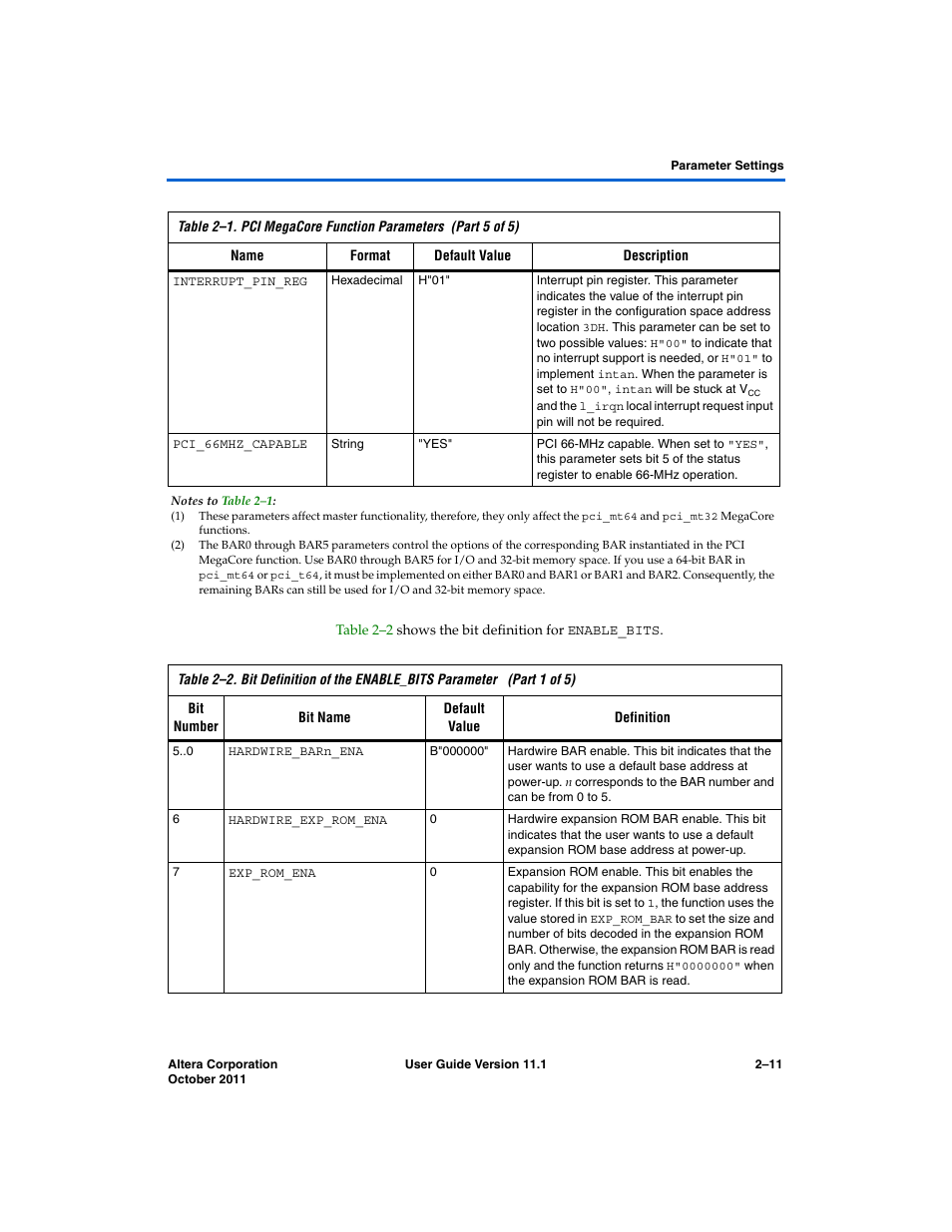 Altera PCI Compiler User Manual | Page 69 / 360