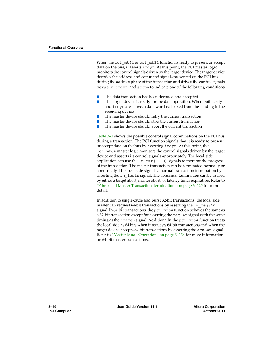 Altera PCI Compiler User Manual | Page 84 / 360