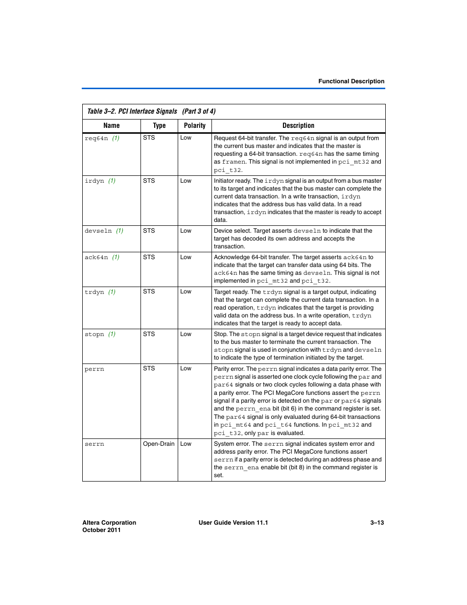 Altera PCI Compiler User Manual | Page 87 / 360