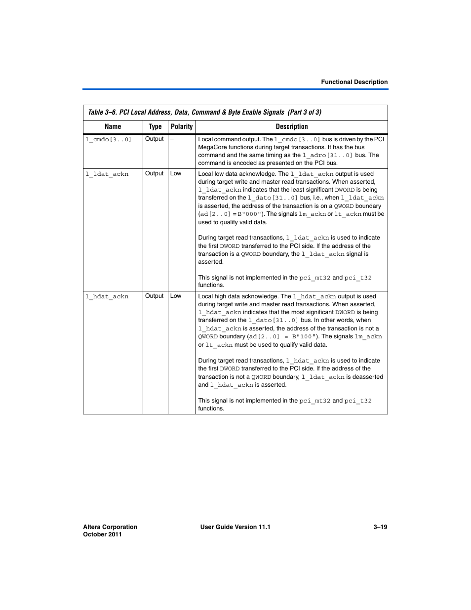 Altera PCI Compiler User Manual | Page 93 / 360