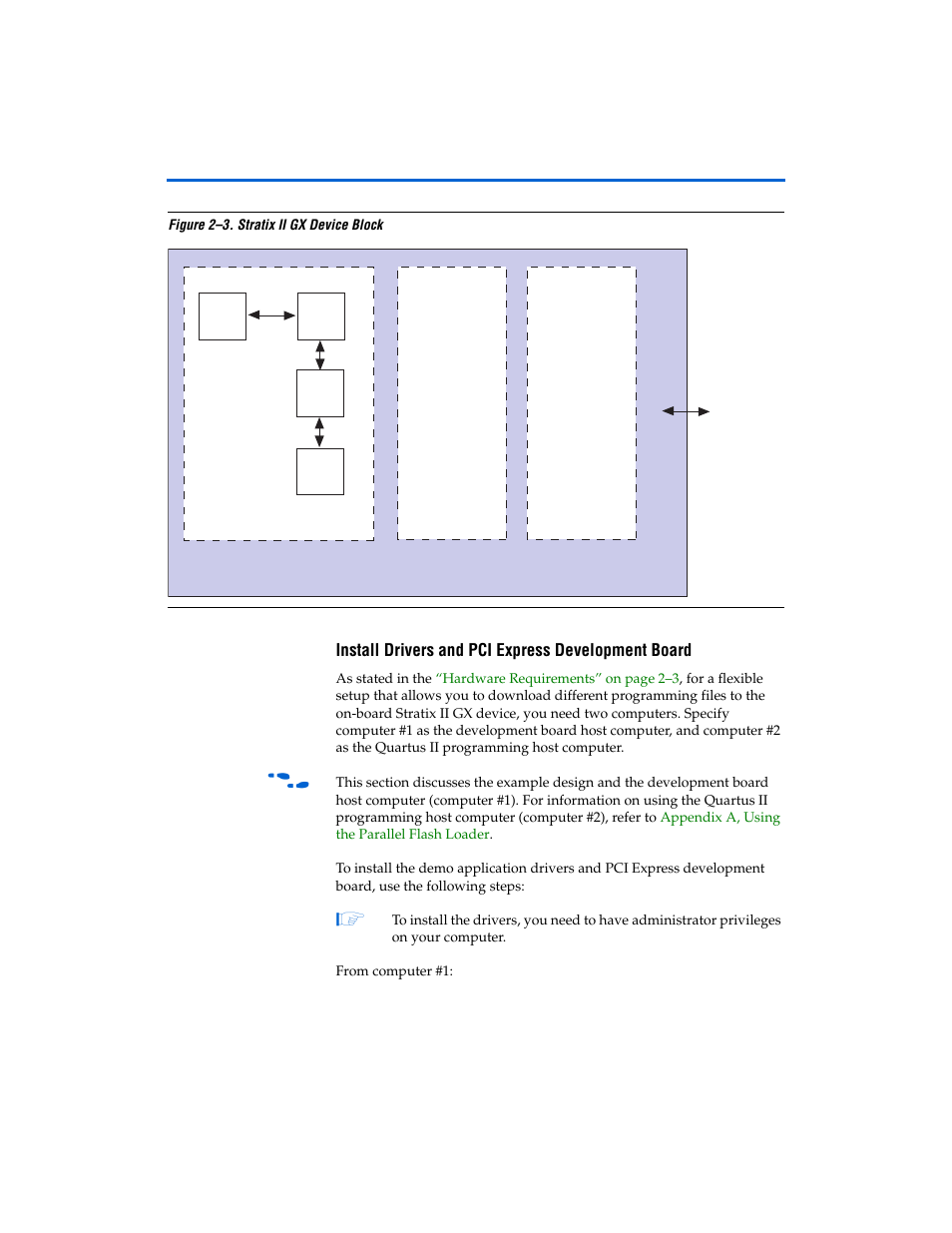 Install drivers and pci express development board | Altera PCI Express Development Kit, Stratix II GX Edition Getting Started User Manual | Page 17 / 36