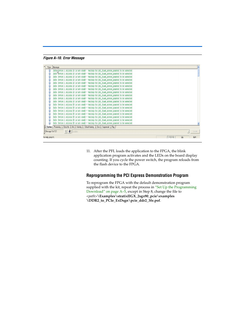 Altera PCI Express Development Kit, Stratix II GX Edition Getting Started User Manual | Page 34 / 36
