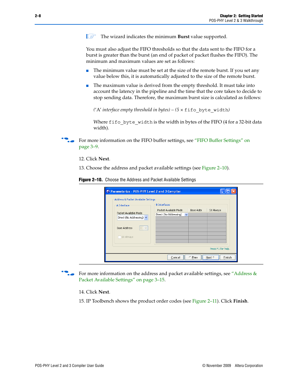 Altera POS-PHY Level 2 and 3 Compiler User Manual | Page 20 / 62