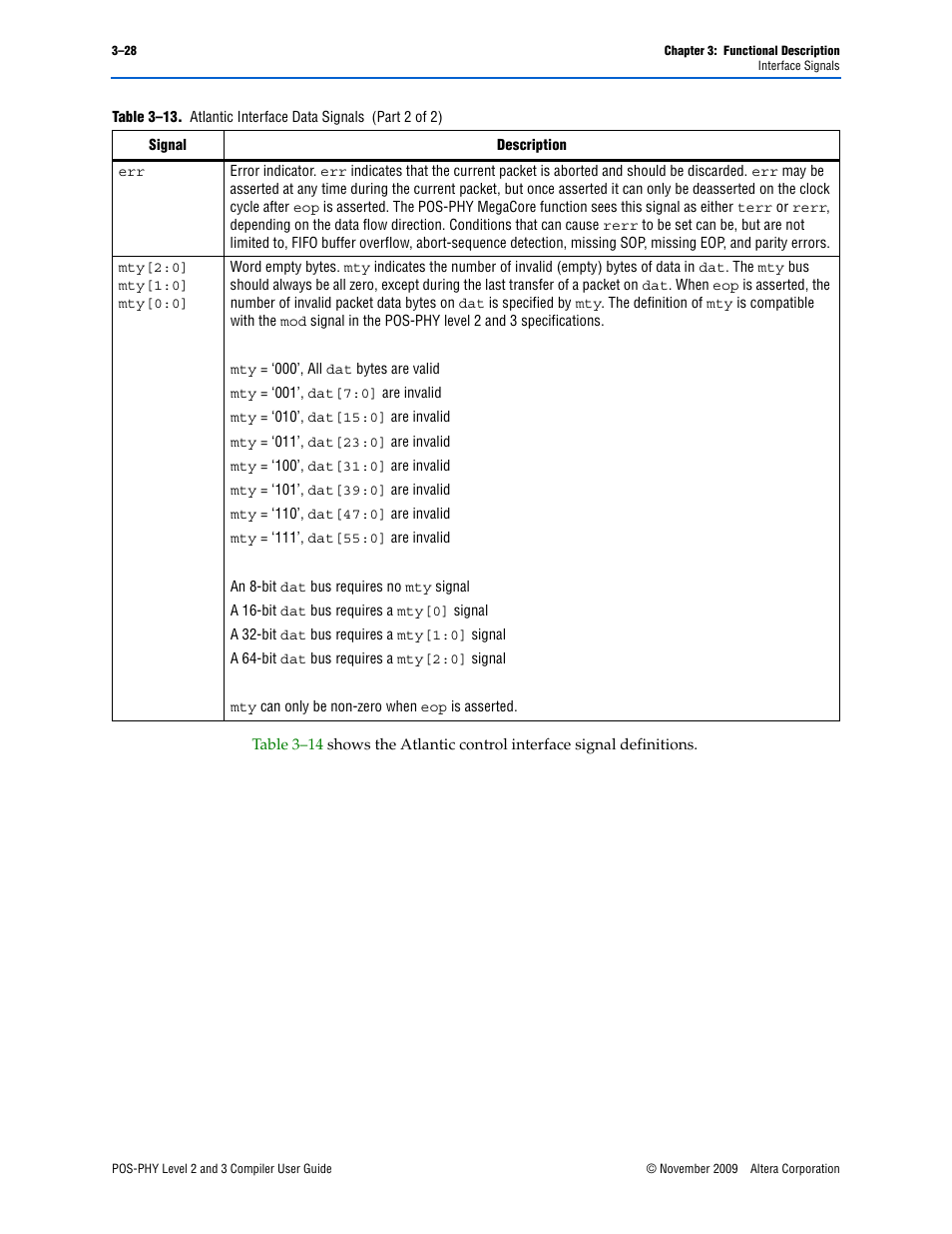 Altera POS-PHY Level 2 and 3 Compiler User Manual | Page 56 / 62
