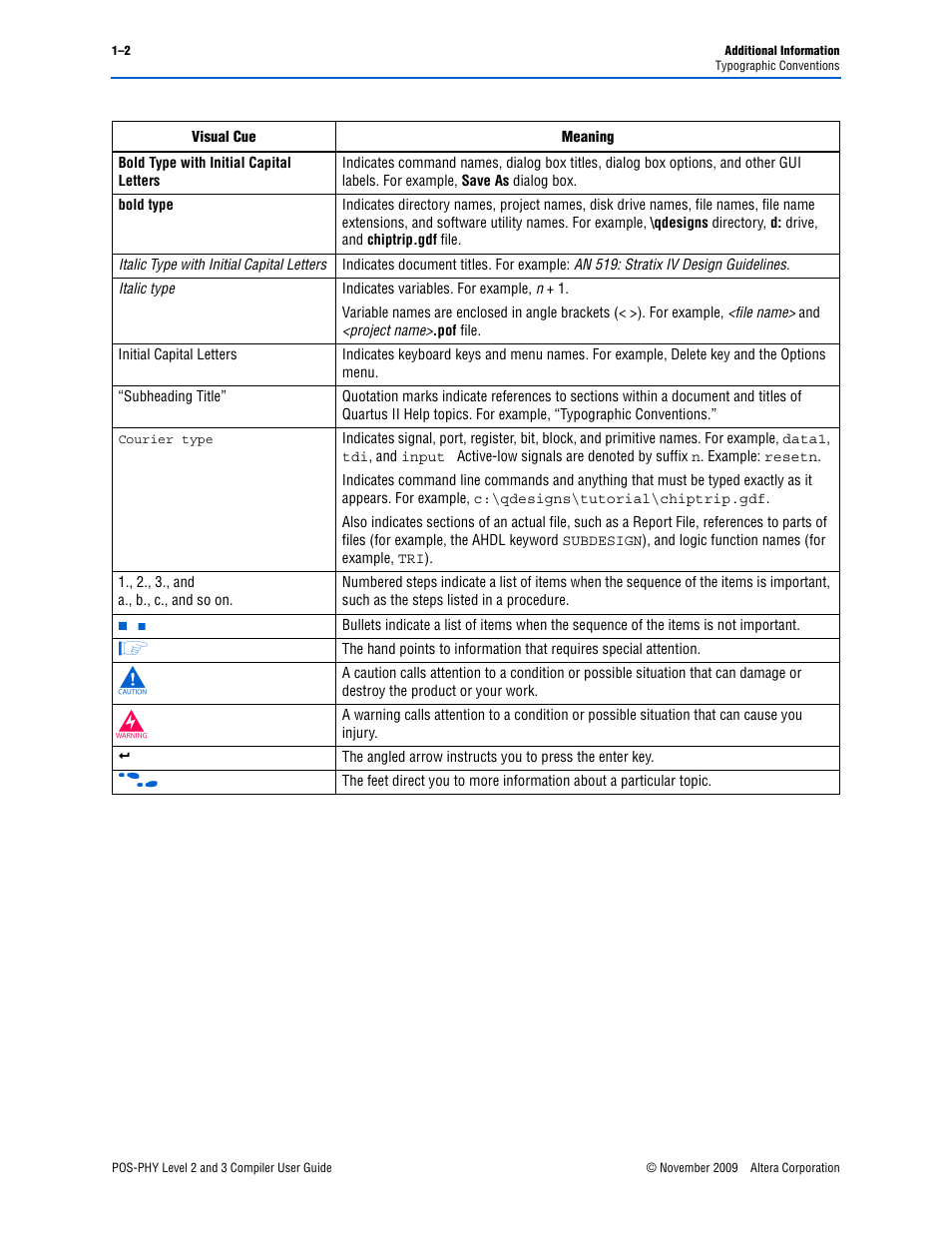 Altera POS-PHY Level 2 and 3 Compiler User Manual | Page 62 / 62