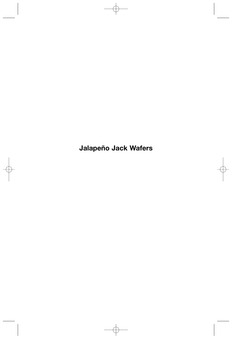 Jalapeño jack wafers | Cuisinart DLC-2007NC User Manual | Page 23 / 48