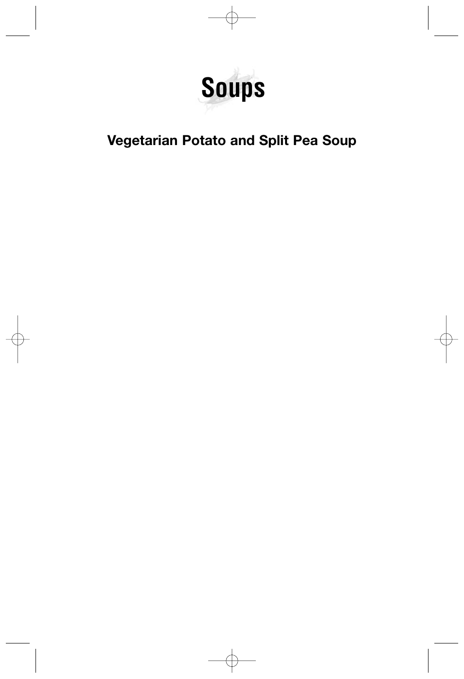 Soups, Vegetarian potato and split pea soup | Cuisinart DLC-2007NC User Manual | Page 24 / 48