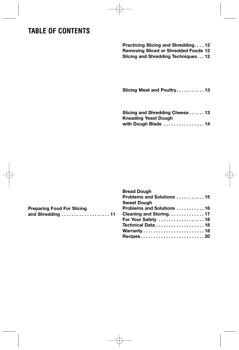 Cuisinart DLC-2007NC User Manual | Page 4 / 48