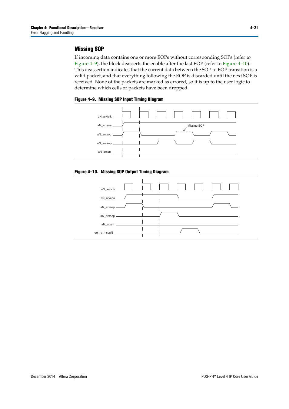 Missing sop | Altera POS-PHY Level 4 IP Core User Manual | Page 59 / 142