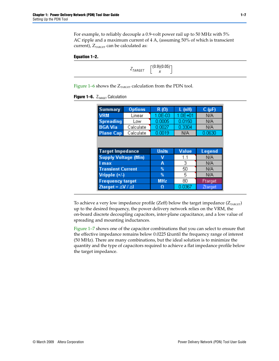 Altera Power Delivery Network User Manual | Page 11 / 26