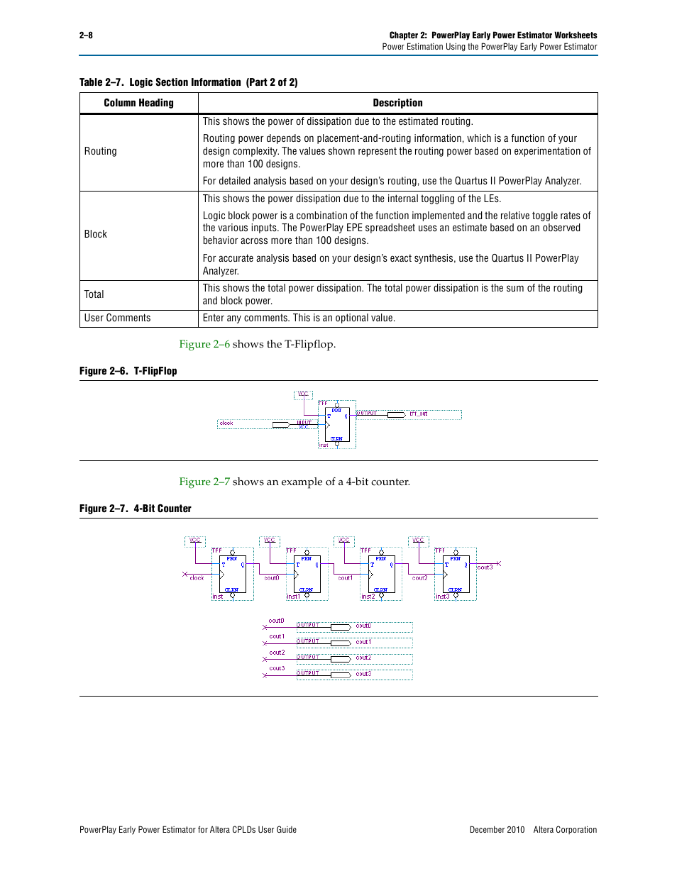 Figure 2–6, Figure 2–7 | Altera PowerPlay Early Power Estimator for Altera CPLDs User Manual | Page 18 / 30