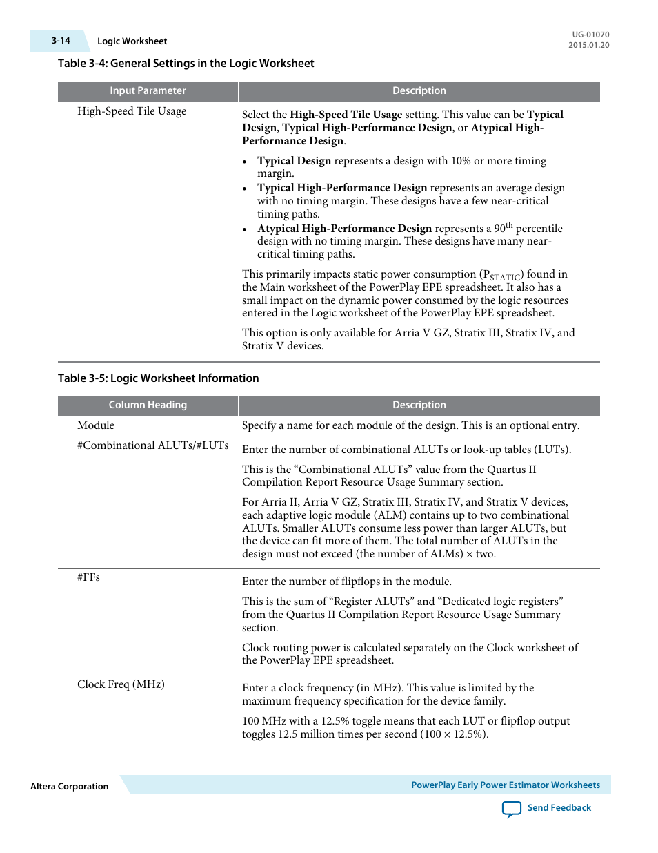 Altera PowerPlay Early Power Estimator User Manual | Page 24 / 58