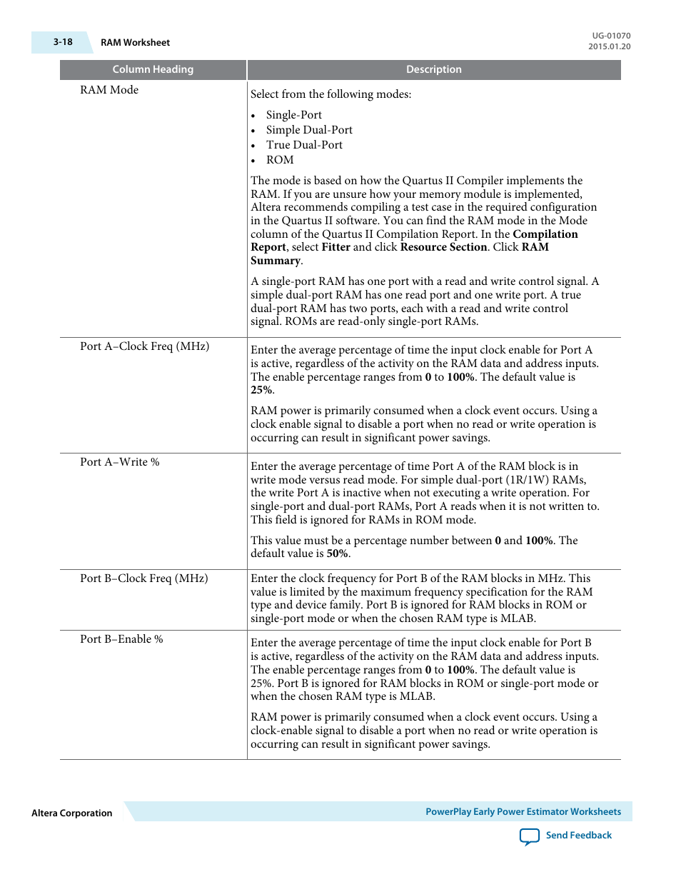 Altera PowerPlay Early Power Estimator User Manual | Page 28 / 58