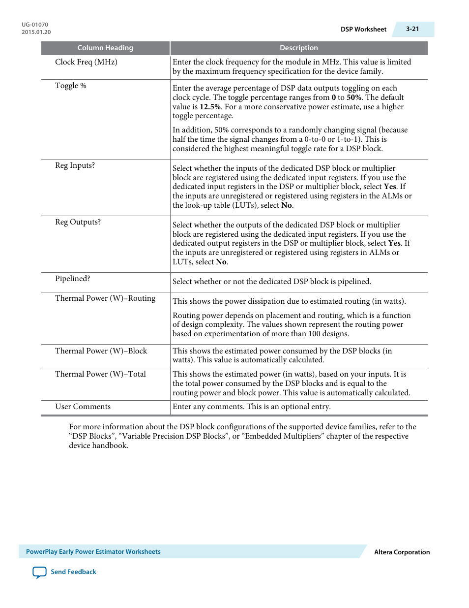 Altera PowerPlay Early Power Estimator User Manual | Page 31 / 58