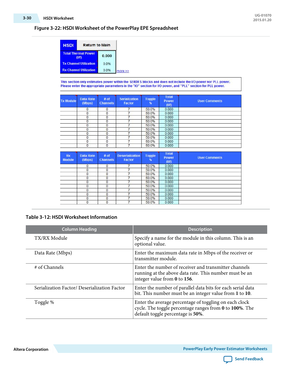 Altera PowerPlay Early Power Estimator User Manual | Page 40 / 58