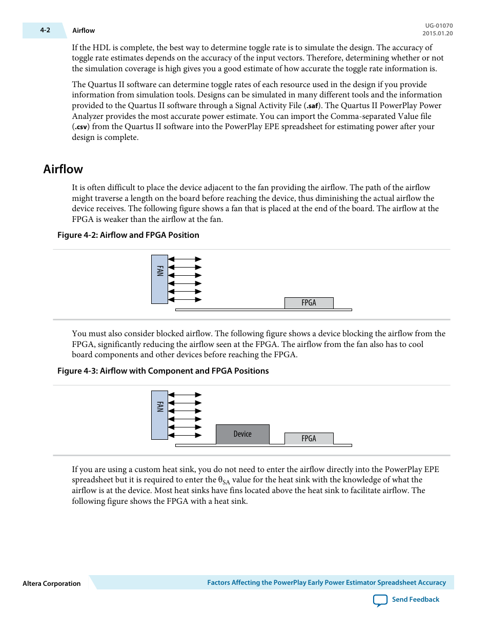 Airflow, Airflow -2 | Altera PowerPlay Early Power Estimator User Manual | Page 54 / 58