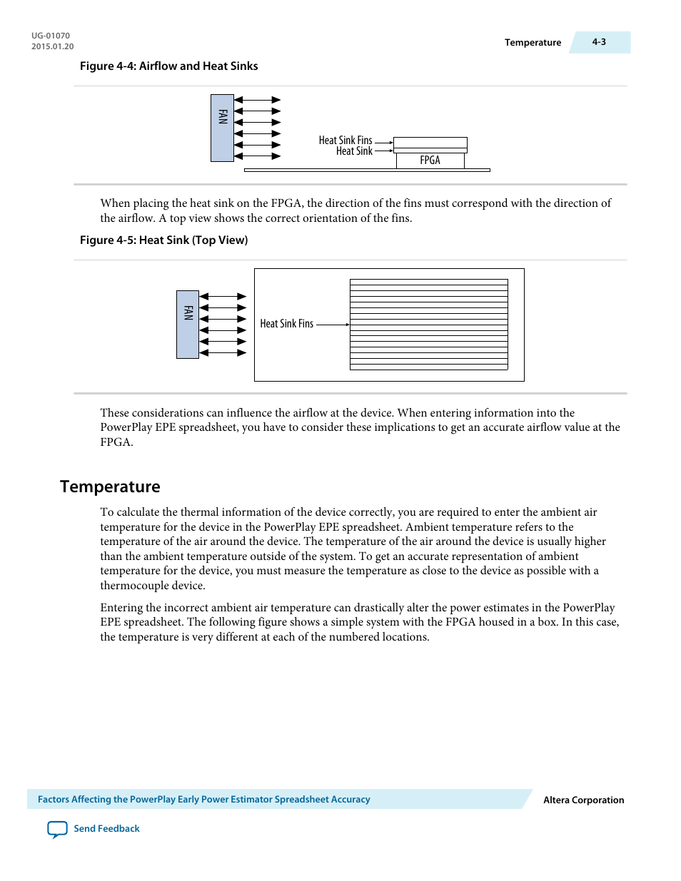 Temperature, Temperature -3 | Altera PowerPlay Early Power Estimator User Manual | Page 55 / 58