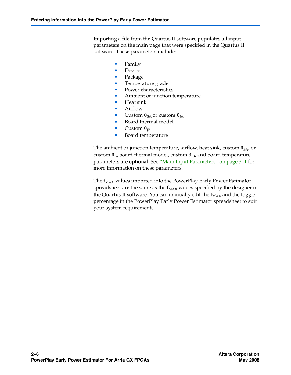 Altera PowerPlay Early Power Estimator User Manual | Page 14 / 58