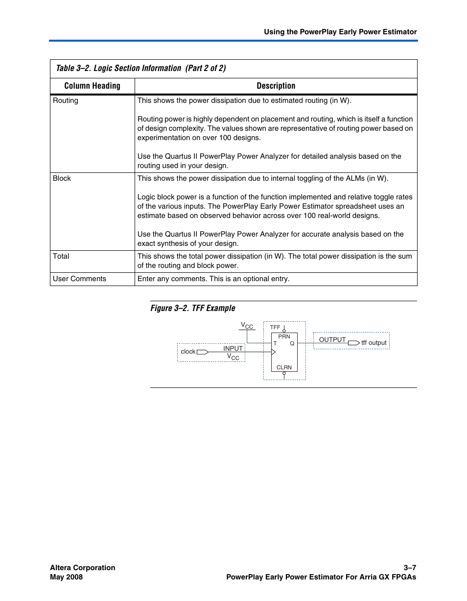 Altera PowerPlay Early Power Estimator User Manual | Page 21 / 58