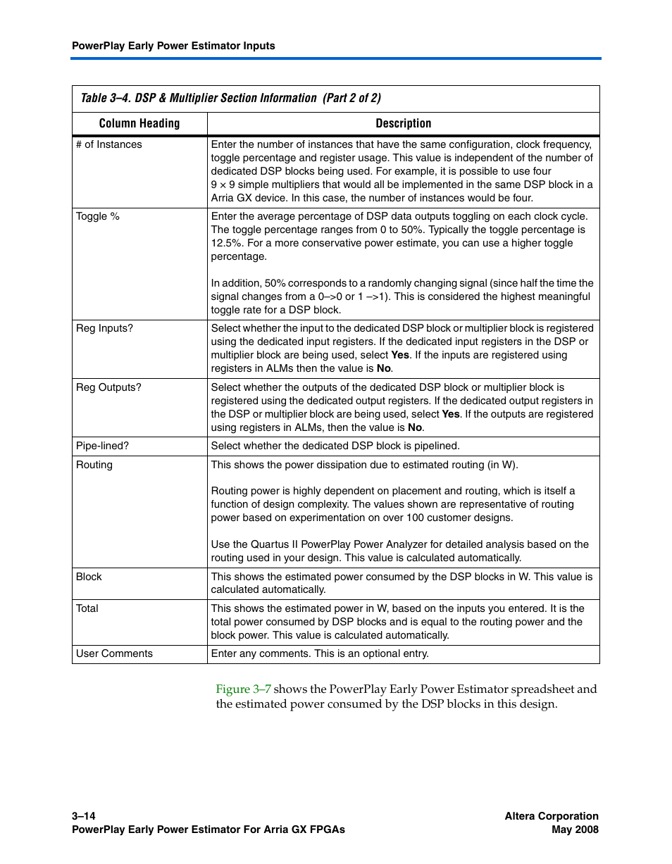 Altera PowerPlay Early Power Estimator User Manual | Page 28 / 58
