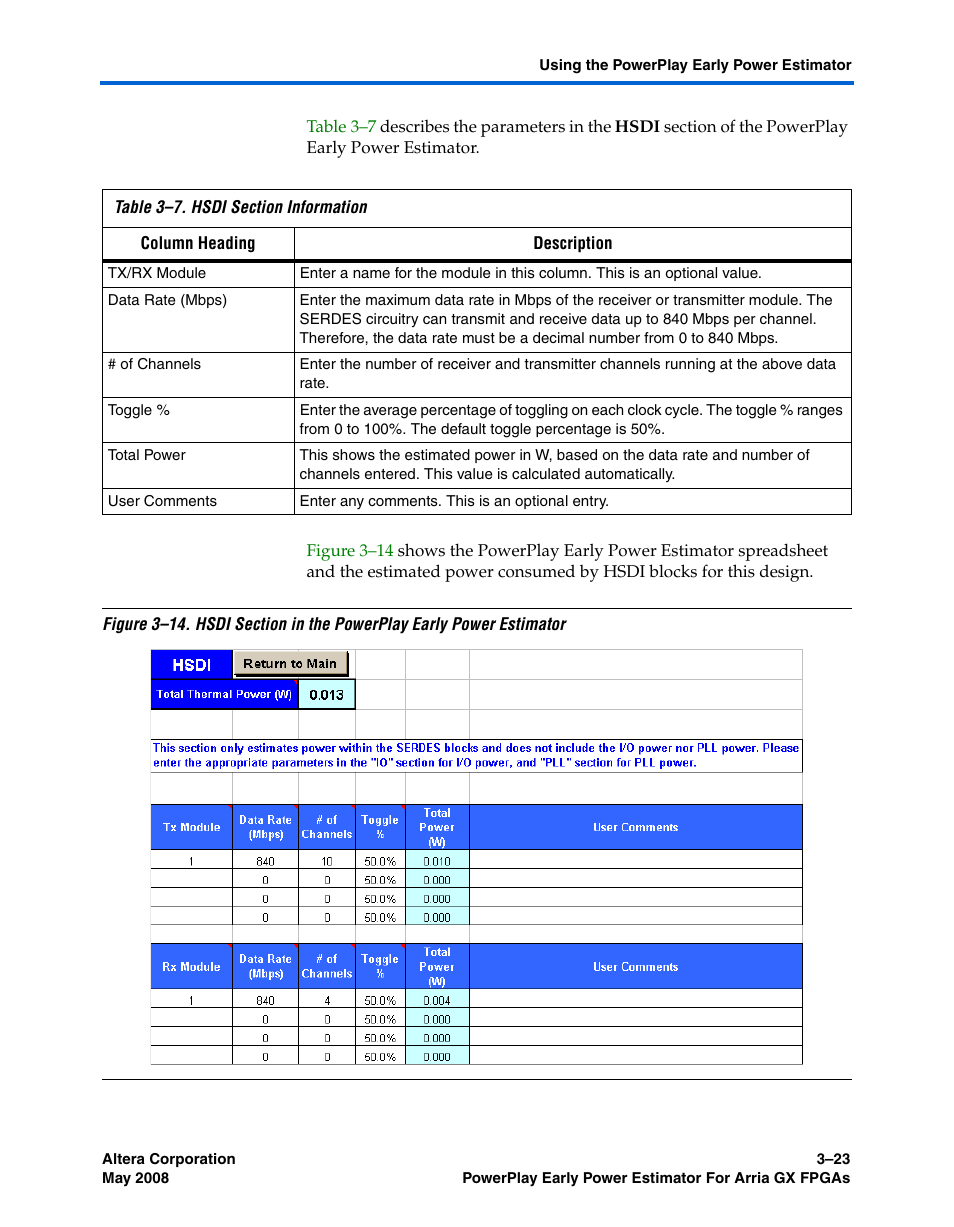 Altera PowerPlay Early Power Estimator User Manual | Page 37 / 58