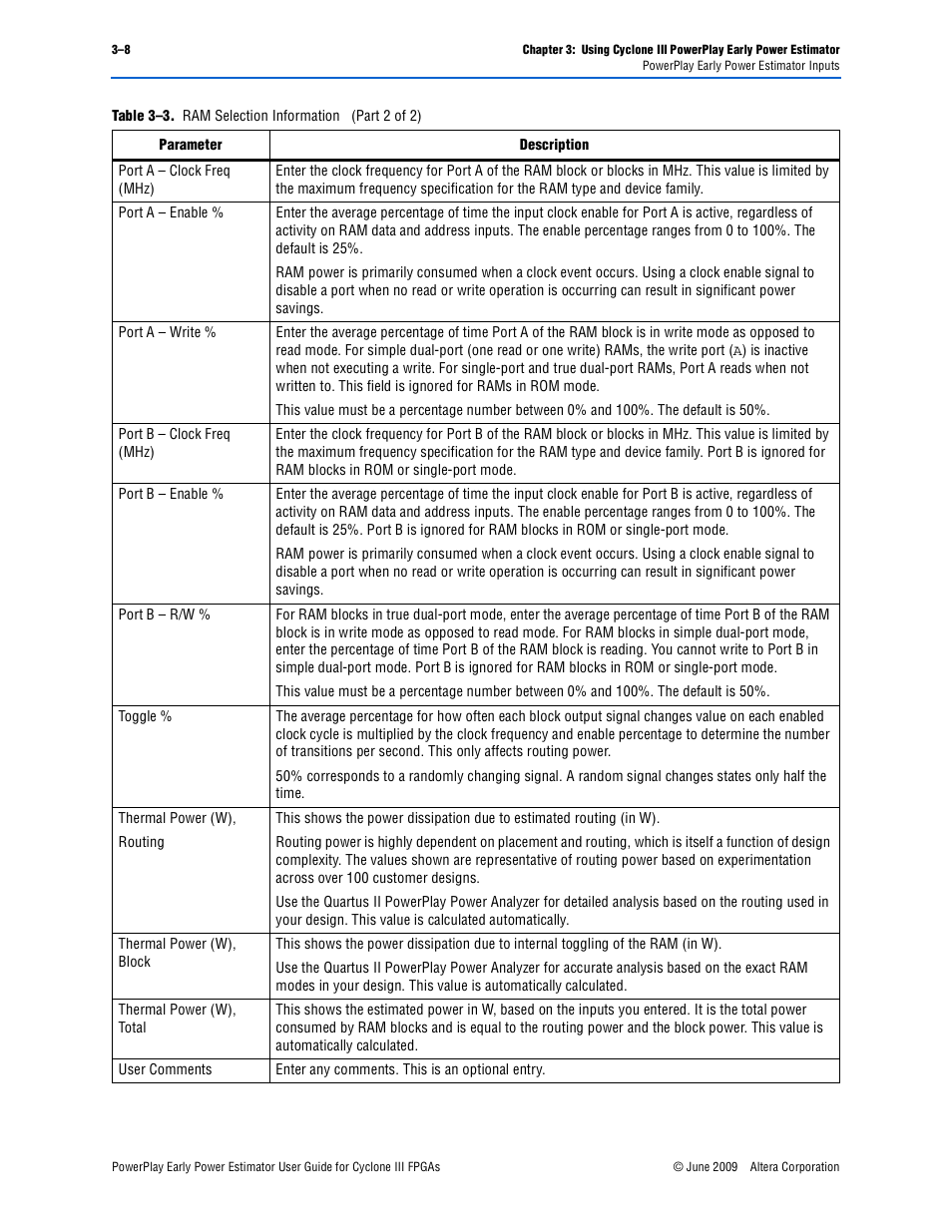 Altera PowerPlay Early Power Estimator User Manual | Page 20 / 42