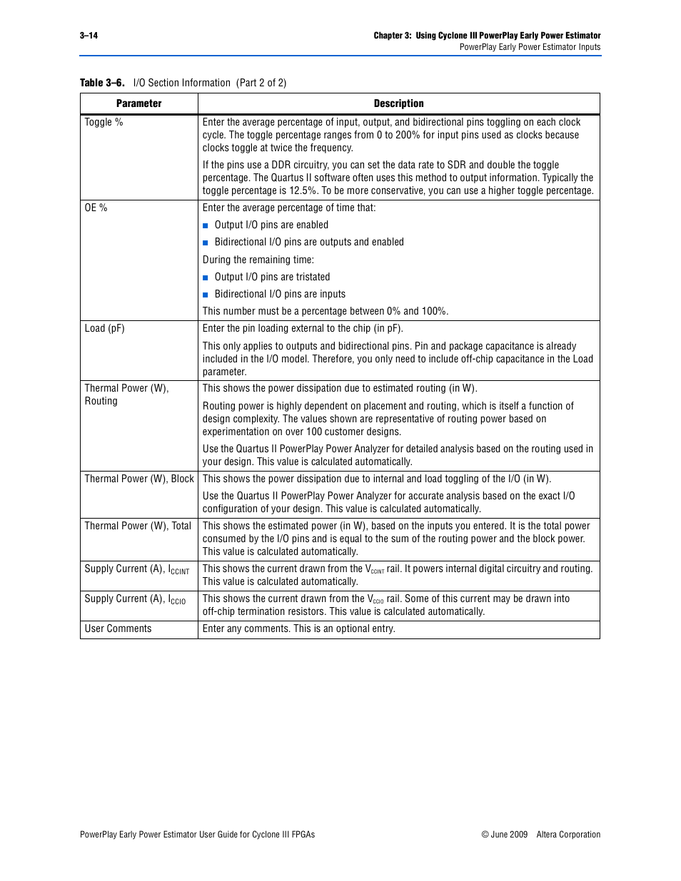 Altera PowerPlay Early Power Estimator User Manual | Page 26 / 42