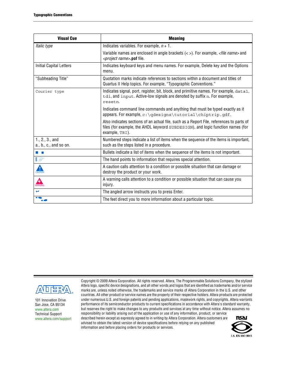 Altera PowerPlay Early Power Estimator User Manual | Page 42 / 42