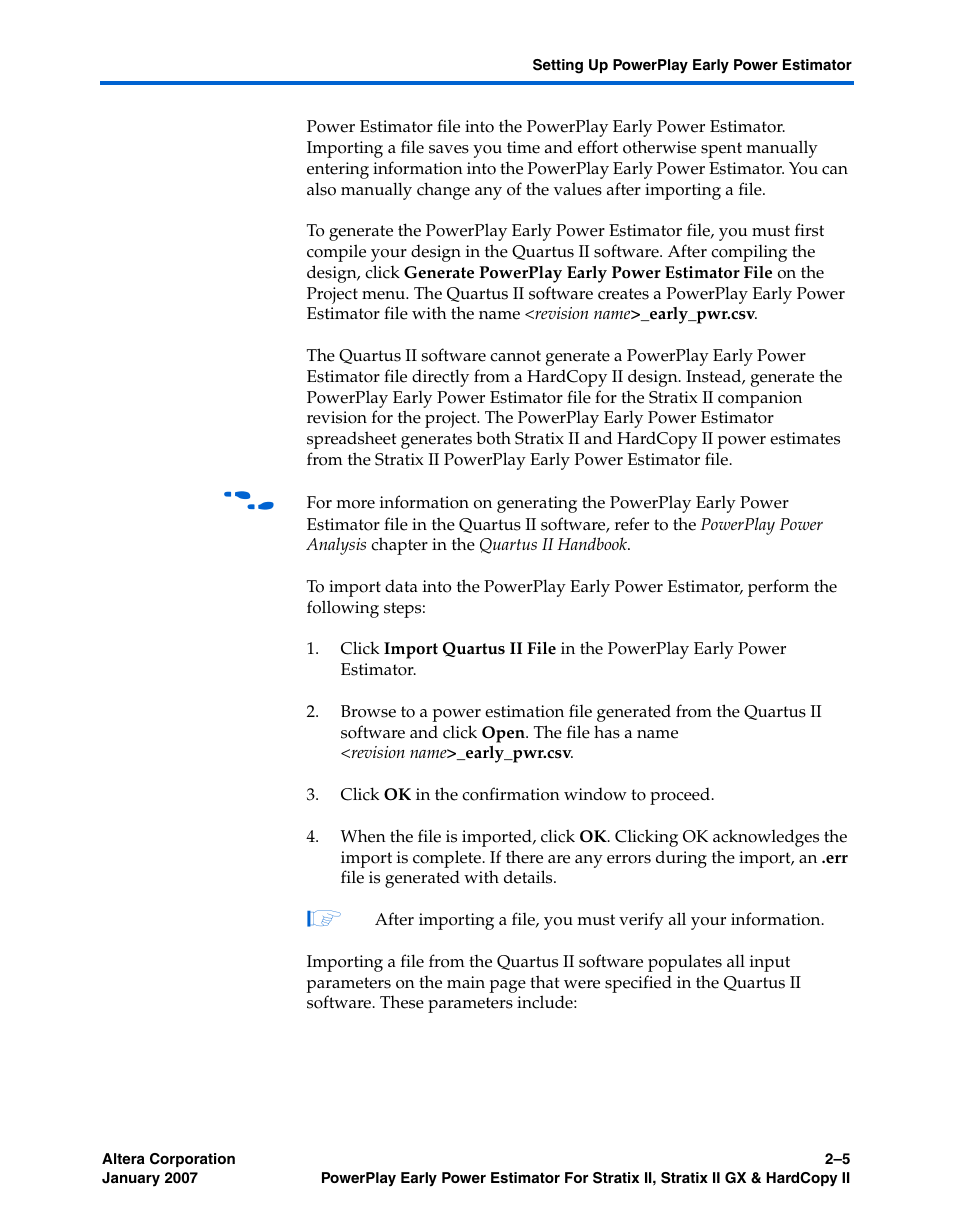 Altera PowerPlay Early Power Estimator User Manual | Page 15 / 67