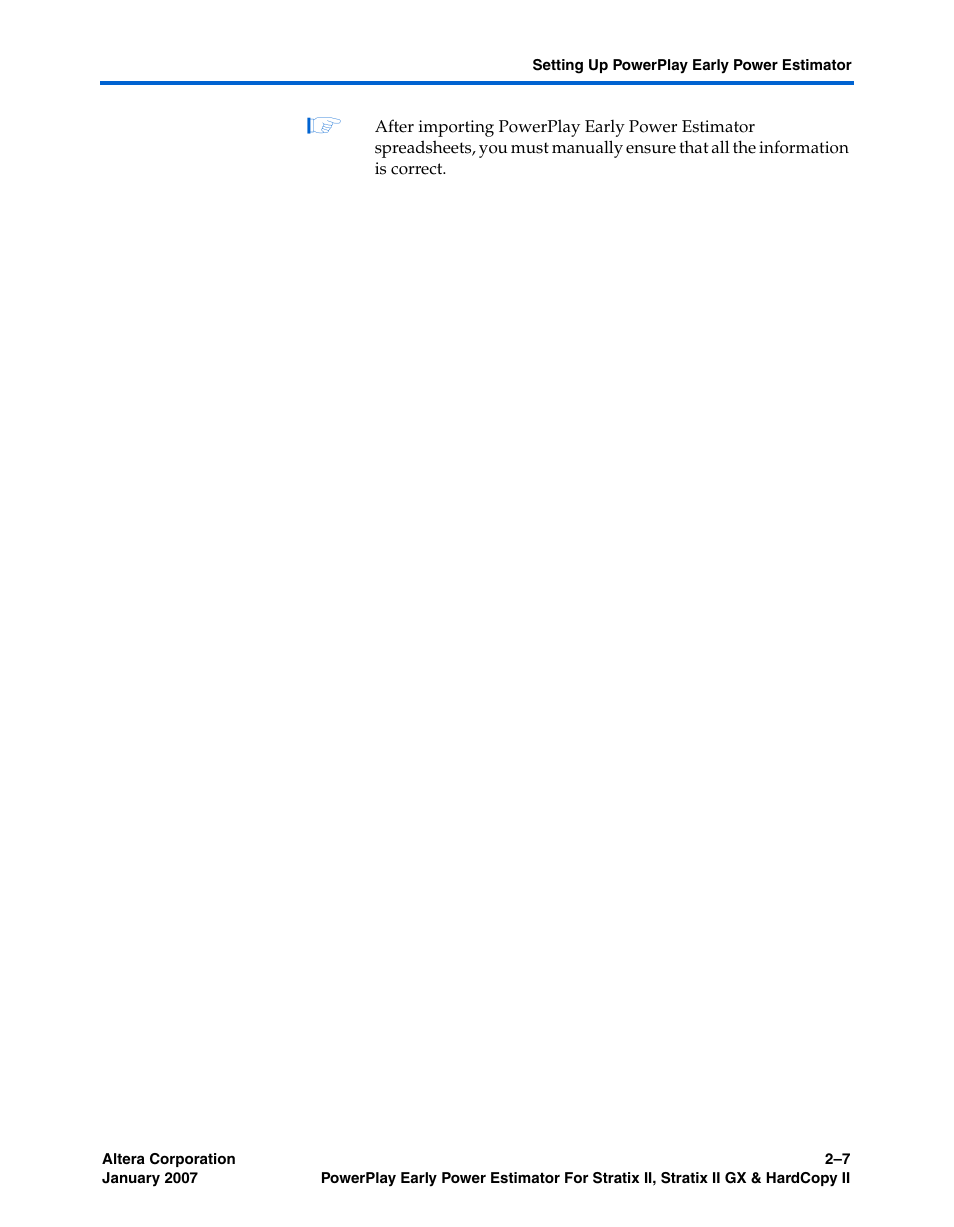 Altera PowerPlay Early Power Estimator User Manual | Page 17 / 67
