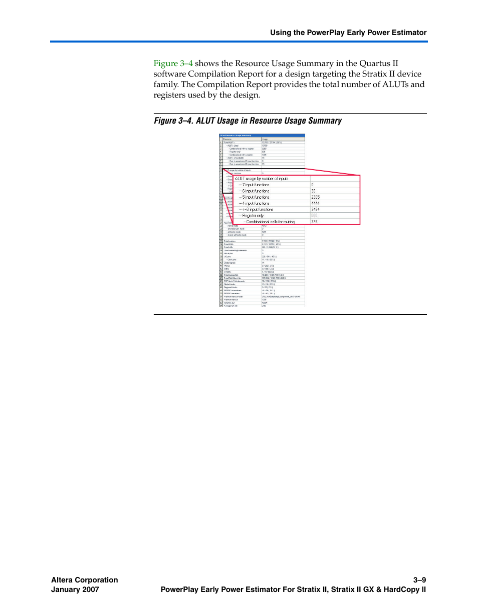 Altera PowerPlay Early Power Estimator User Manual | Page 27 / 67