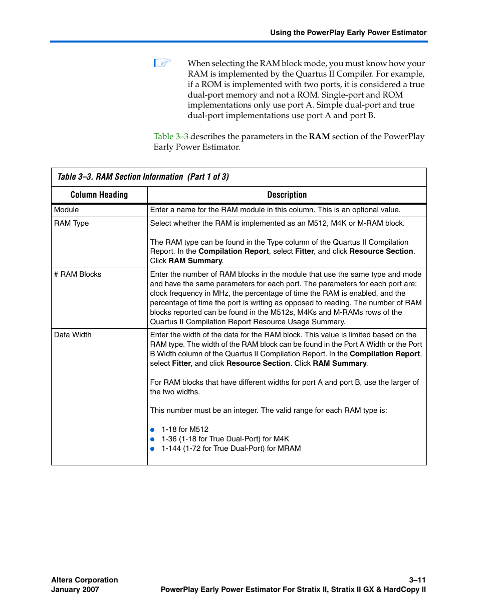 Altera PowerPlay Early Power Estimator User Manual | Page 29 / 67