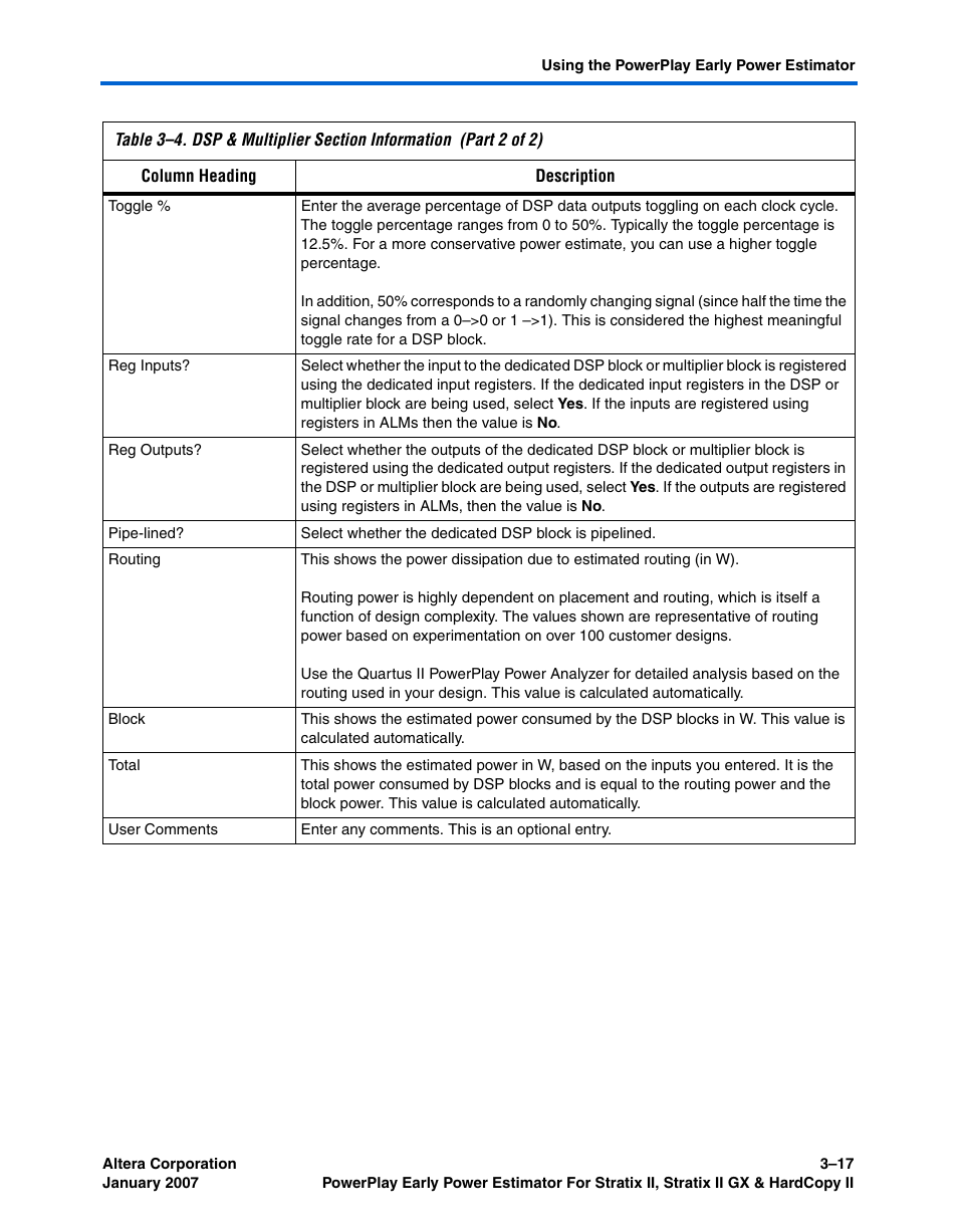 Altera PowerPlay Early Power Estimator User Manual | Page 35 / 67